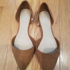 Gap D'Orsay flats tan size 10